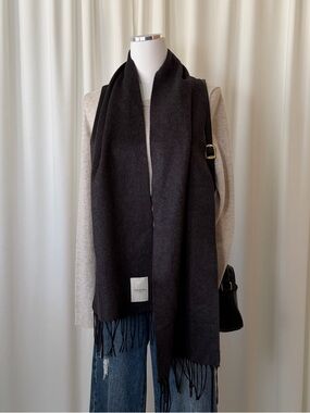 PIACENZA 1733 Men's Two-Tone Cashmere-Silk Scarf Made In Italy.